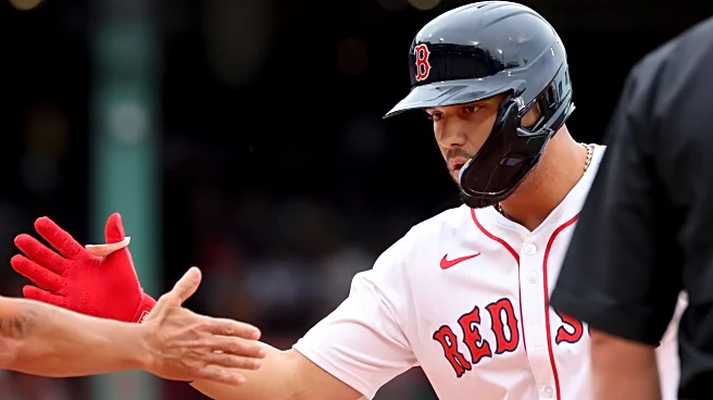 Carlos Narváez gets 1st career pinch hit, Trevor Story hits strange homer as Red Sox beat Guardians