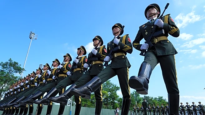China is showing off its weaponry in a tightly controlled military parade