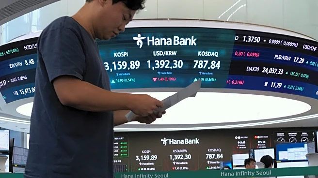World shares slip and gold sets a fresh record high of over $3,550 per ounce