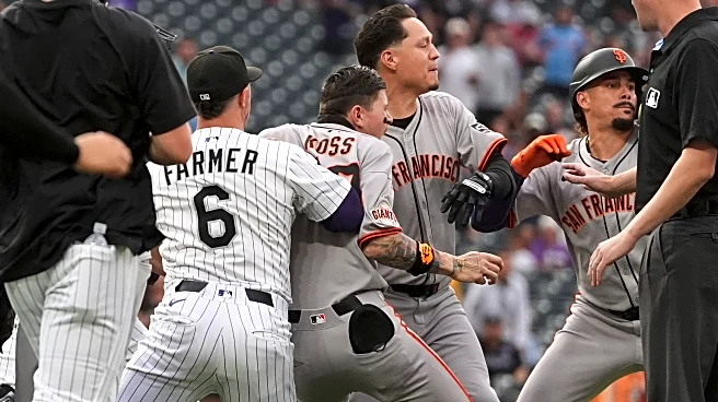 Freeland, Chapman, Adames ejected after Devers hits 30th home run in Giants' 7-4 win over Rockies