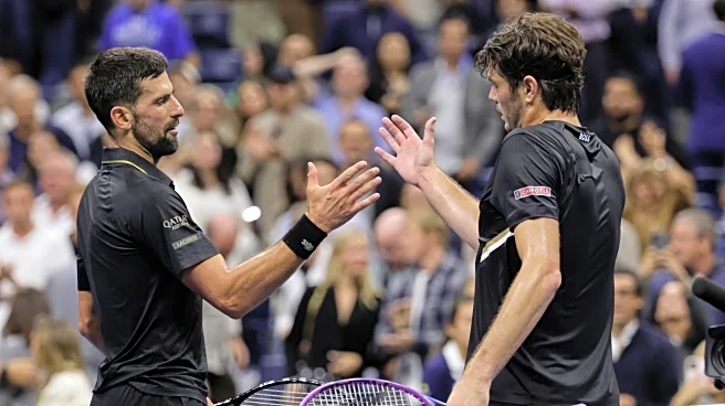 Novak Djokovic does a 'KPop Demon Hunters' dance at the US Open to celebrate his daughter's birthday