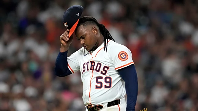 Framber Valdez apologizes to César Salazar after hitting him with a pitch