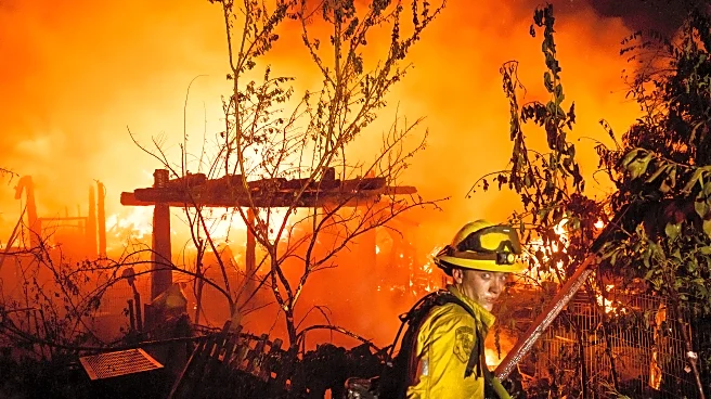 Quick-moving wildfire scorches historic California gold mining town, burning multiple homes