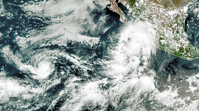 Hurricane Lorena intensifies off the western coast of Mexico as Kiko travels over open waters