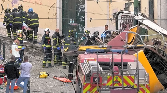 Landmark streetcar in Lisbon derails, killing 15 people