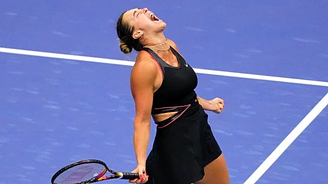 Defending champion Aryna Sabalenka will face Amanda Anisimova in the U.S. Open women's final