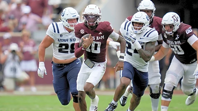 Texas A&M quarterback Marcel Reed leaves game after awkward fall