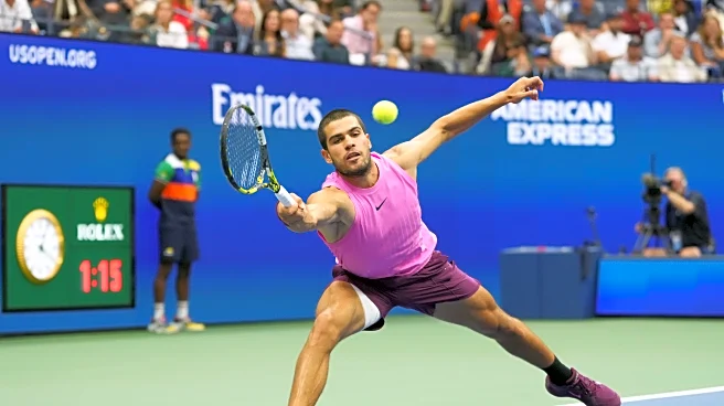 Alcaraz wins the 3rd set against Sinner to close in on the US Open title. Trump gets cheers and boos
