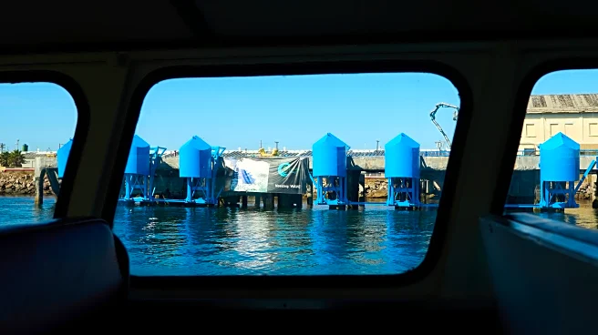 In LA port, bobbing blue floats are turning wave power into clean energy