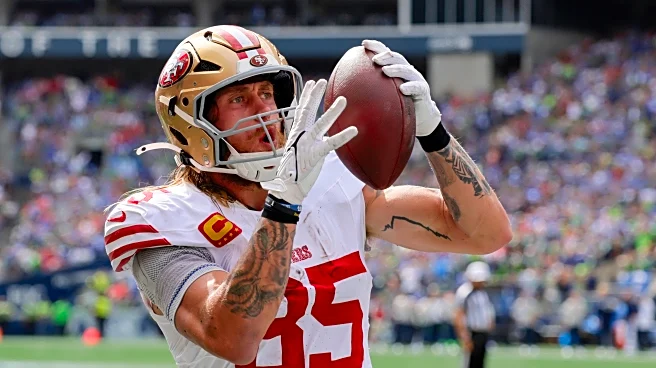 49ers' George Kittle out with hamstring injury, Brock Purdy's status uncertain