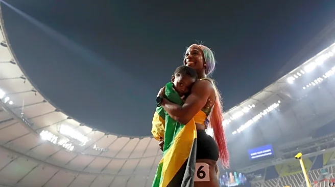 For Fraser-Pryce, the 'Mommy Rocket,' world championships are one last chance to say goodbye