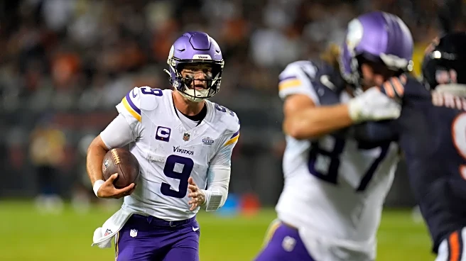 Vikings ground game gives McCarthy's debut a late and vital boost in opening victory vs. Bears