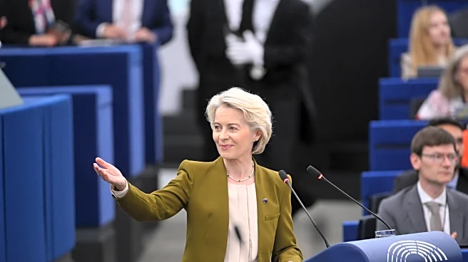 EU commission president seeks sanctions, partial trade suspension against Israel over war in Gaza