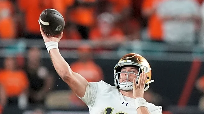 No. 8 Notre Dame takes off reins on CJ Carr and will turn him loose against No. 16 Texas A&M