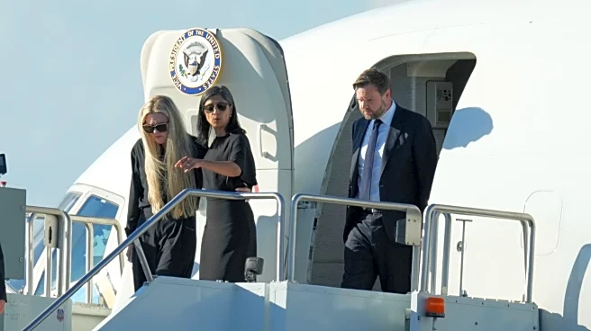 Vance arrives in Arizona with Charlie Kirk's casket aboard Air Force Two