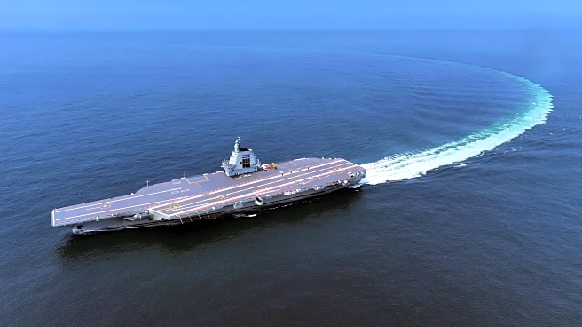 China's newest aircraft carrier sails through Taiwan Strait for the first time
