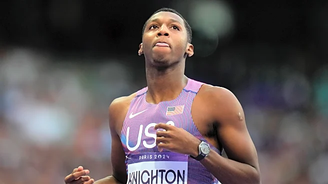 US Olympic sprinter Knighton banned for positive test for anabolic steroid