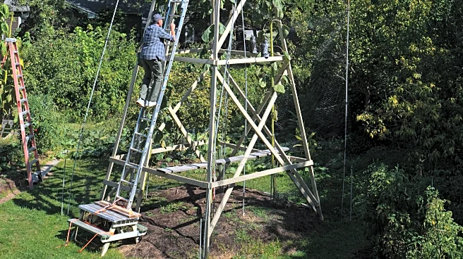 The world's tallest sunflower blooms in an Indiana backyard as a tribute to Ukraine