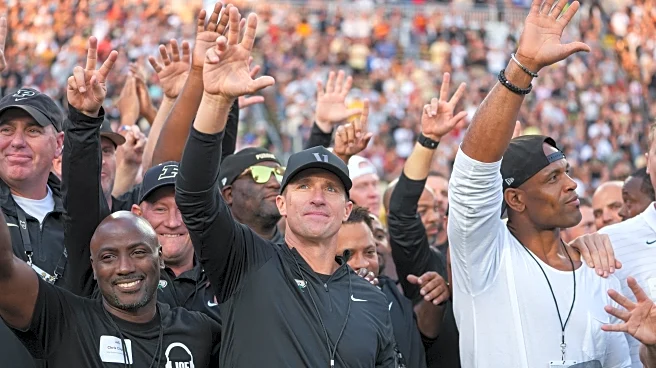 Drew Brees returns to Purdue as the feature attraction of the school's 25-year Rose Bowl reunion