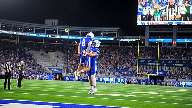 McGowan runs for 3 TDs, Boley passes for 2 scores as Kentucky beats E. Michigan 48-23