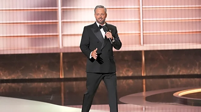 Emmys host Nate Bargatze jokes about the television industry, devises gag to keep speeches short
