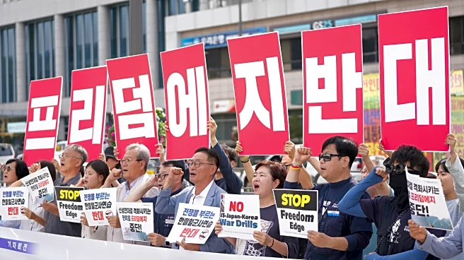 US, South Korea and Japan open joint air and naval exercise