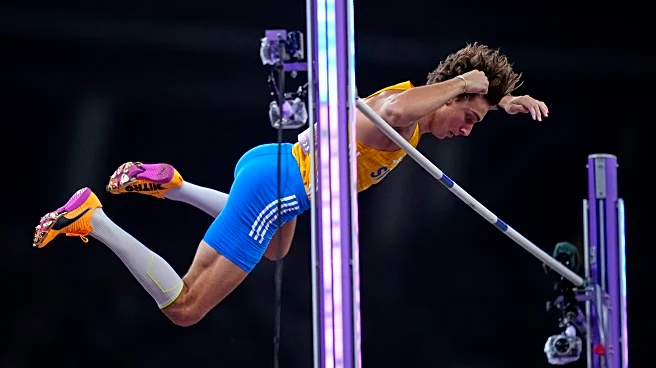 Duplantis breaks pole vault world record for 14th time to capture third world championship title