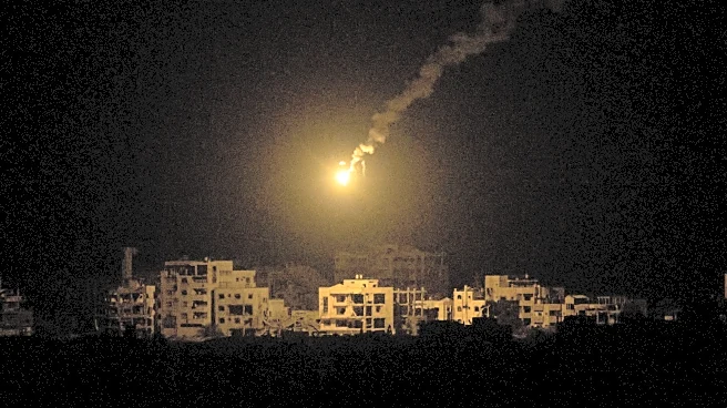The Latest: Palestinians report heavy strikes as Israeli defense minister says 'Gaza is burning'