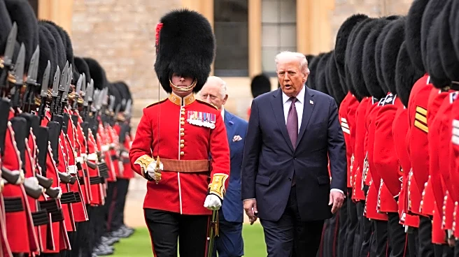 The Latest: Royal pomp on display as King Charles welcomes Trump for his state visit to the UK