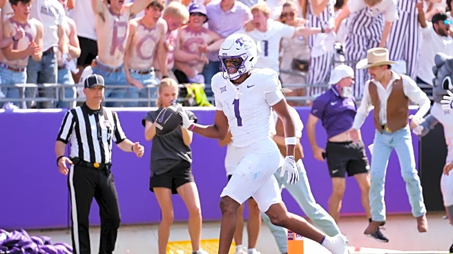 Eric McAlister has 254 yards and 3 TDs receiving as TCU beats SMU 35-24 in last scheduled meeting