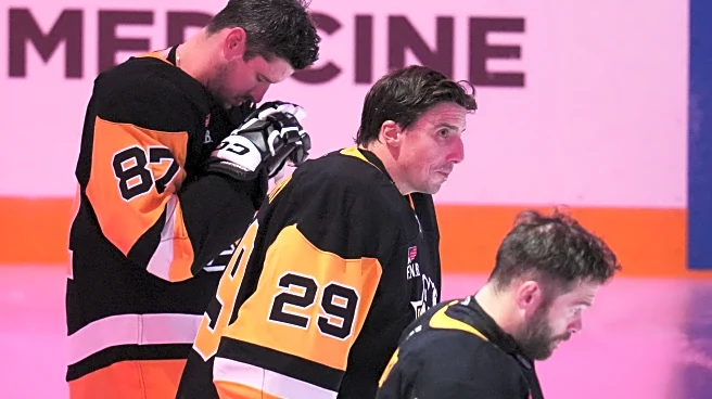 Marc-Andre Fleury receives emotional farewell in final game with Penguins