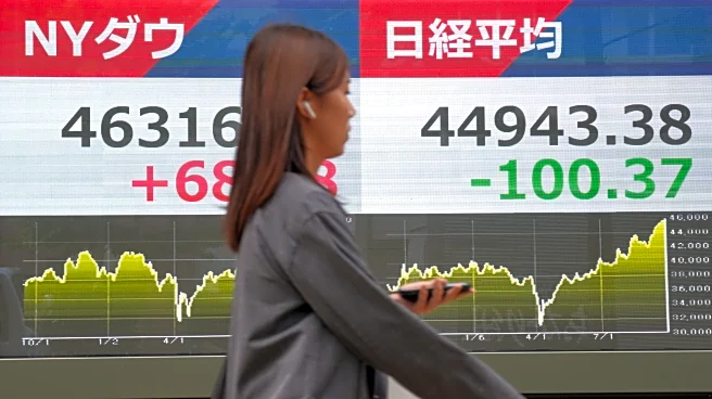 Global shares mostly decline as markets brace for a possible US government shutdown
