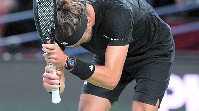 Zverev ousted by 54th-ranked Rinderknech in his opening match at Shanghai Masters