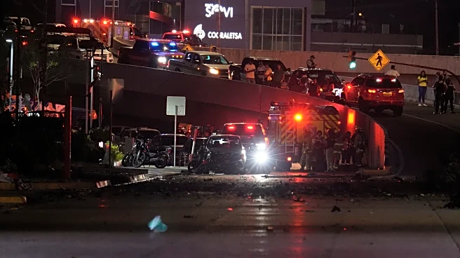 Pickup truck explodes on busy street in Ecuador
