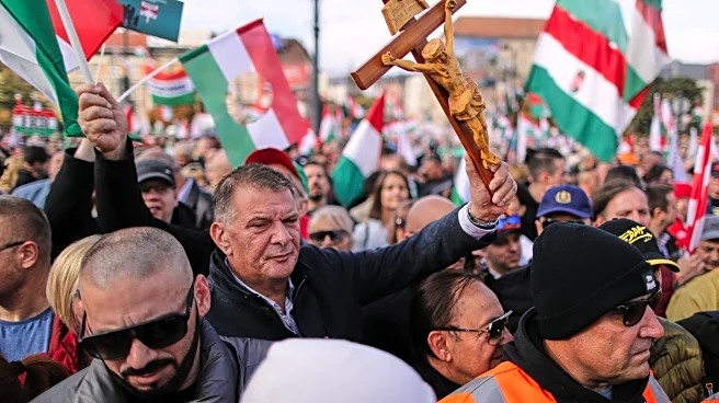 Thousands march in Budapest to support Orbán amid election challenges
