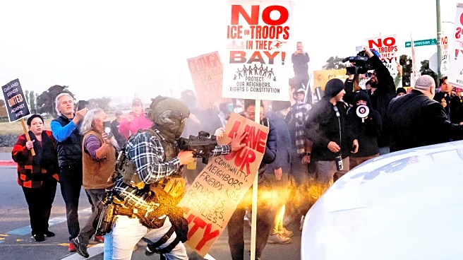 Protesters gather as federal agents arrive in San Francisco area