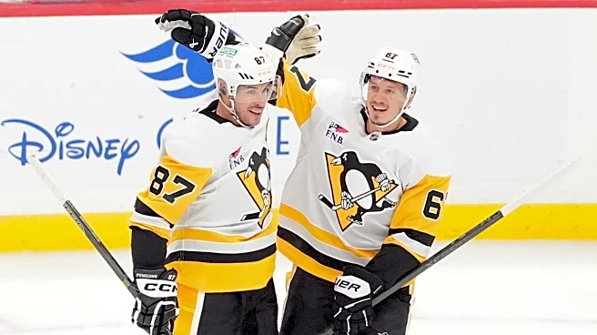Sidney Crosby's two goals and an assist lead Penguins to 5-3 win over Panthers