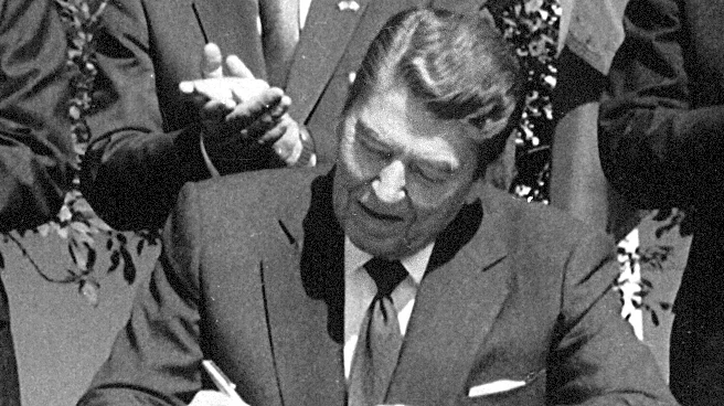 Reagan Foundation becomes the latest US institution drawn into Donald Trump's controversies