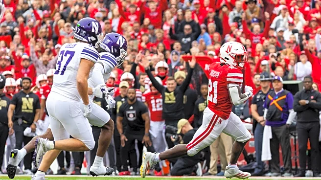 Nebraska grinds out winning touchdown drive after blowing lead, beats Northwestern 28-21