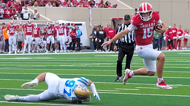 Aiden Fisher's early interception, Mendoza brothers' TD runs help No. 2 Indiana roll past UCLA 56-6