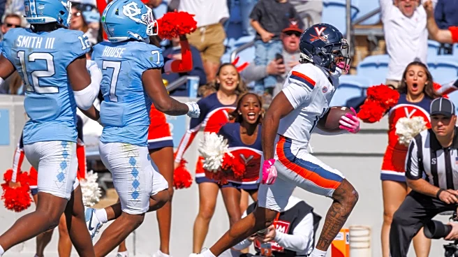 No. 16 Virginia edges North Carolina in overtime on J'Mari Taylor's TD run