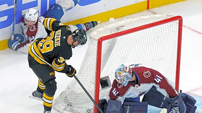 Morgan Geekie's hustle goal helps Bruins beat Avalanche 3-2 to halt 6-game skid