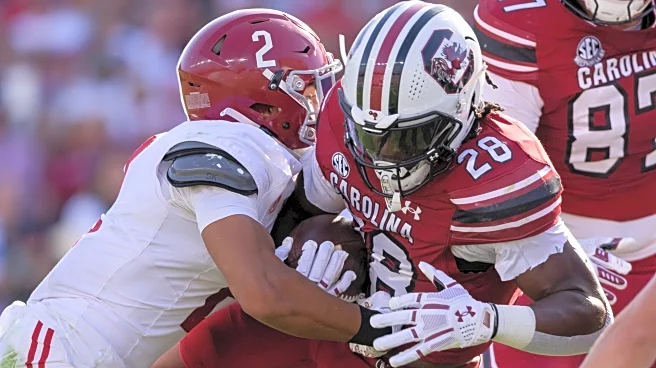 Germie Bernard's 2 late TDs help No. 4 Alabama rally past South Carolina 29-22
