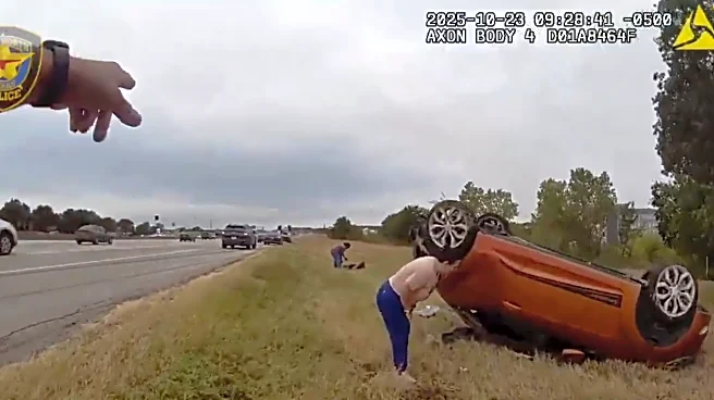Video shows dramatic rescue of baby pinned under overturned car in Texas
