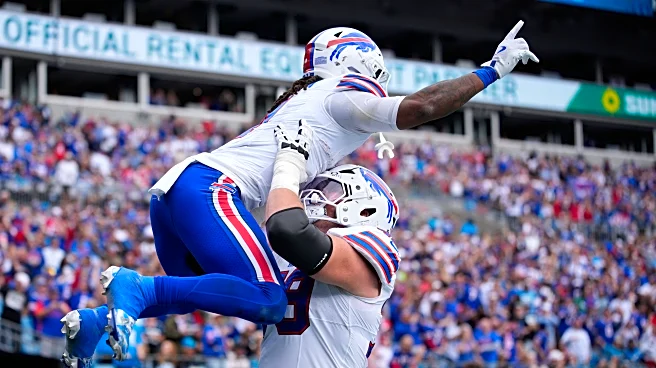 James Cook runs for 216 yards and 2 TDs, Allen accounts for 3 TDs as Bills rout Panthers 40-9