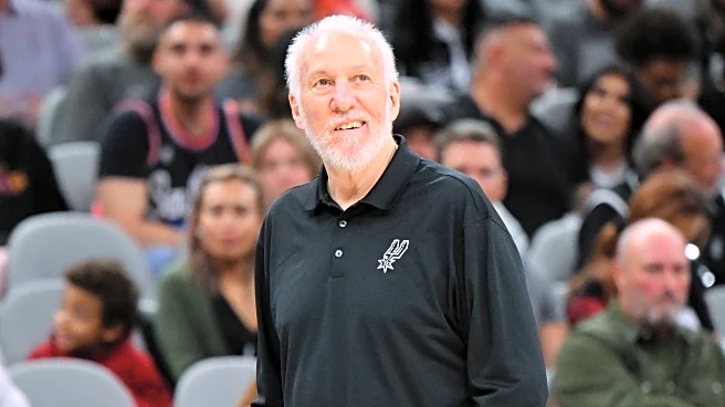 Spurs unveil Gregg Popovich's banner, celebrating his 1,390 wins and 5 NBA titles