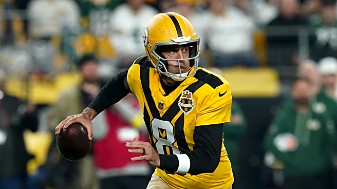 Yes, those really are the Steelers out there against the Packers. Even if it doesn't look like it