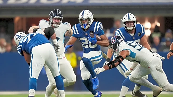 Jonathan Taylor scores 3 TDs as Colts pound Titans 38-14 and move to NFL-best 7-1