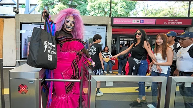 LGBTQ+ collective walks in Mexico City's Catrinas march in push for visibility