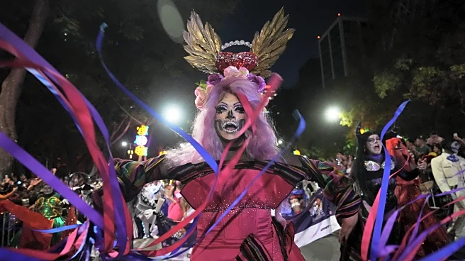 LGBTQ+ collective walks in Mexico City's Catrinas march ahead of Day of the Dead celebrations